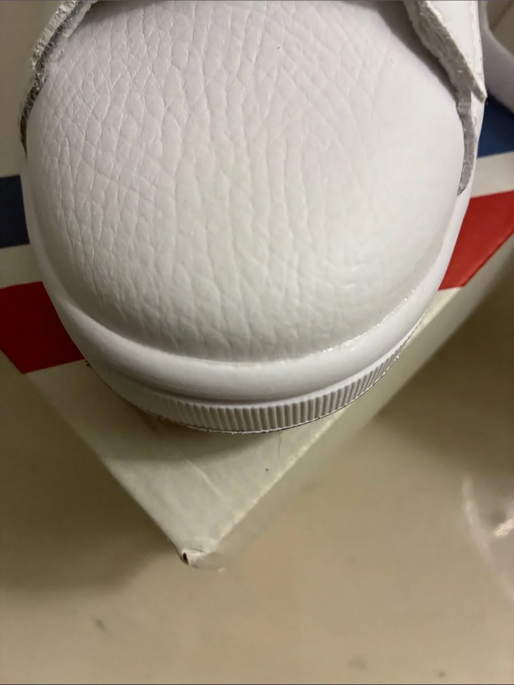 K-Swiss Base Court White Sneakers with Lavender Accents